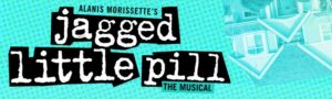 Alanis Morissette's JAGGED LITTLE PILL: The Musical logo (in blue)