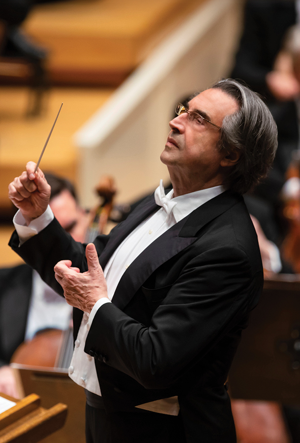 Riccardo Muti conducting Orchestra